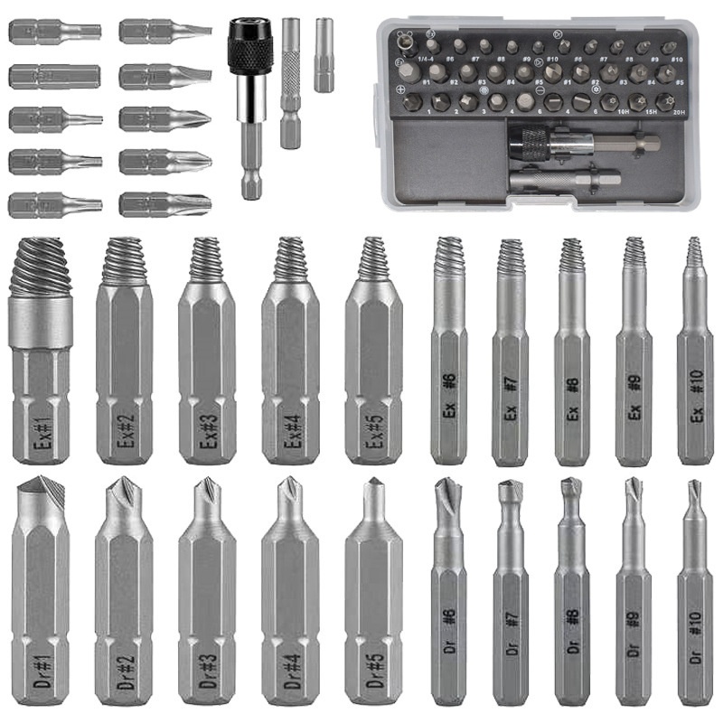 Stripped Screw Ratchet Tap Tool Set