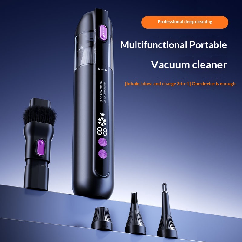 Car Vacuum Cleaner Household Rechargeable Cordless Handheld Vacuum